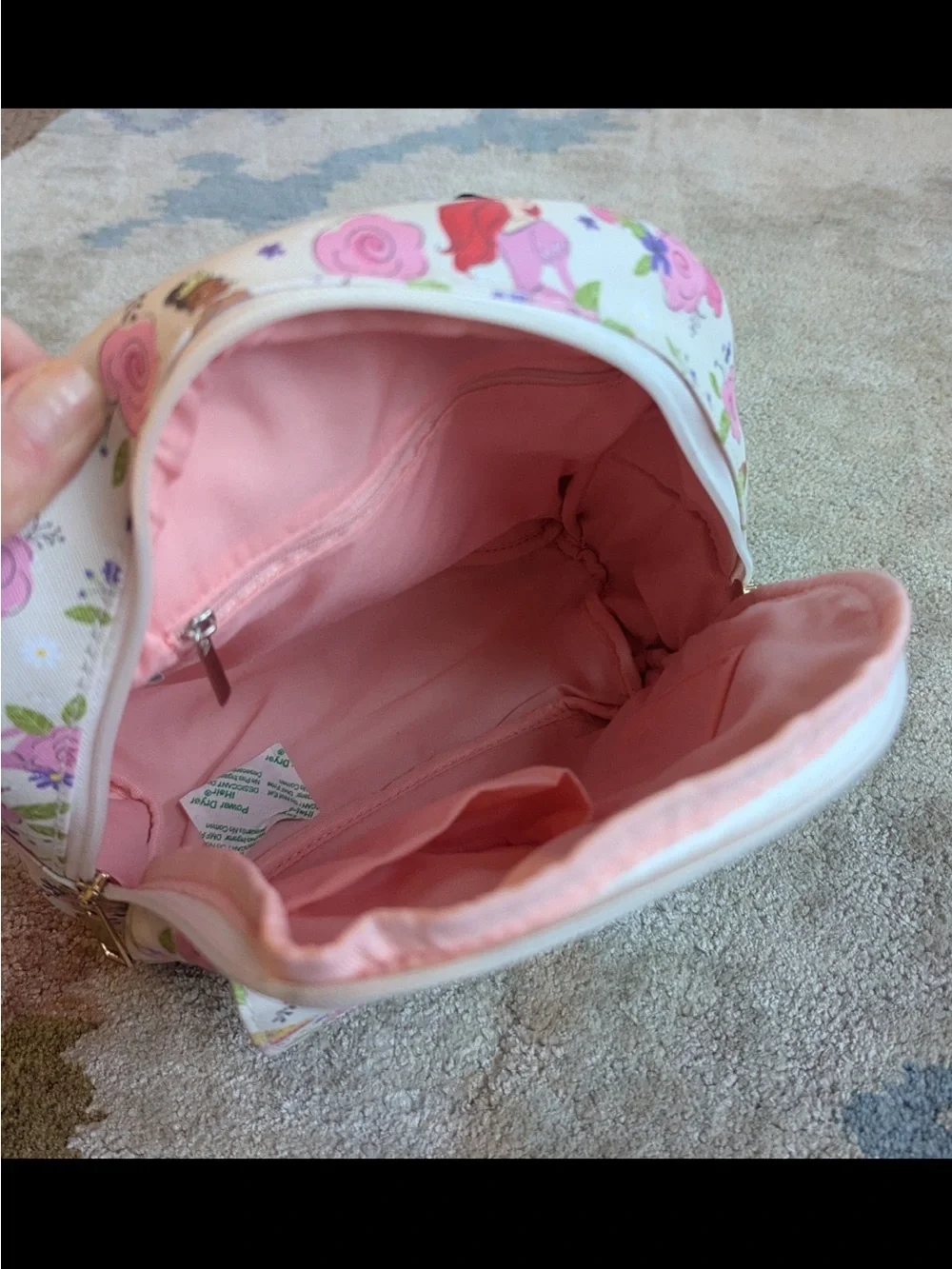 Disney Princess Pink Floral backpack